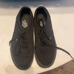 Vans shoes black size 8
